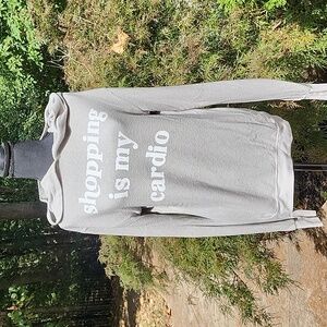 Wildfox Shopping is my Cardio hoodie